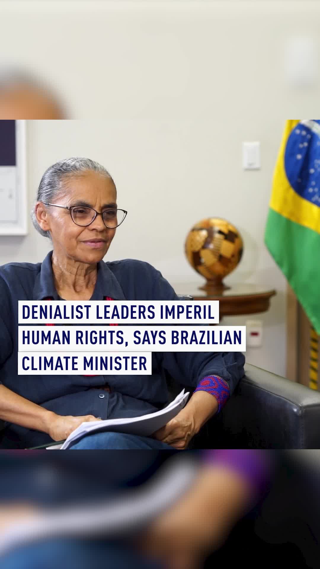 Brazil’s Environment & Climate Change Minister has accused “denialist” world leaders who stayed away from COP30 of denying the human rights of the vulnerable. #brazil #cop30