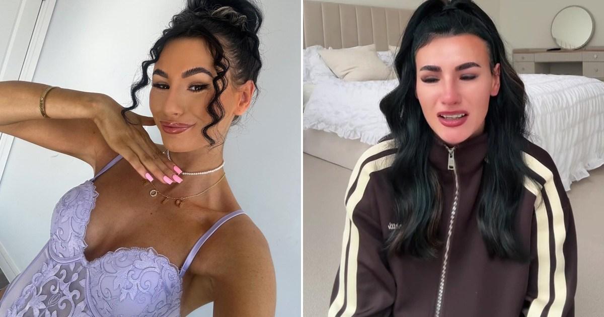 TikTok influencer Brittany Miller breaks down in tears after faking having cancer