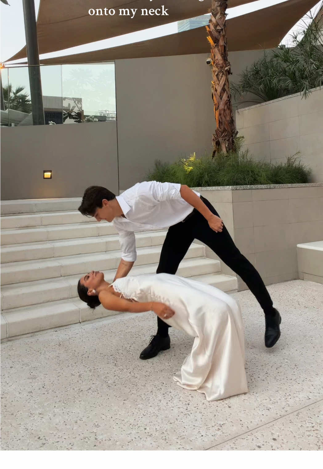 Philip is actually really good at dancing it’s me who is uncoordinated 😅 #trustfall #trustfallchallenge