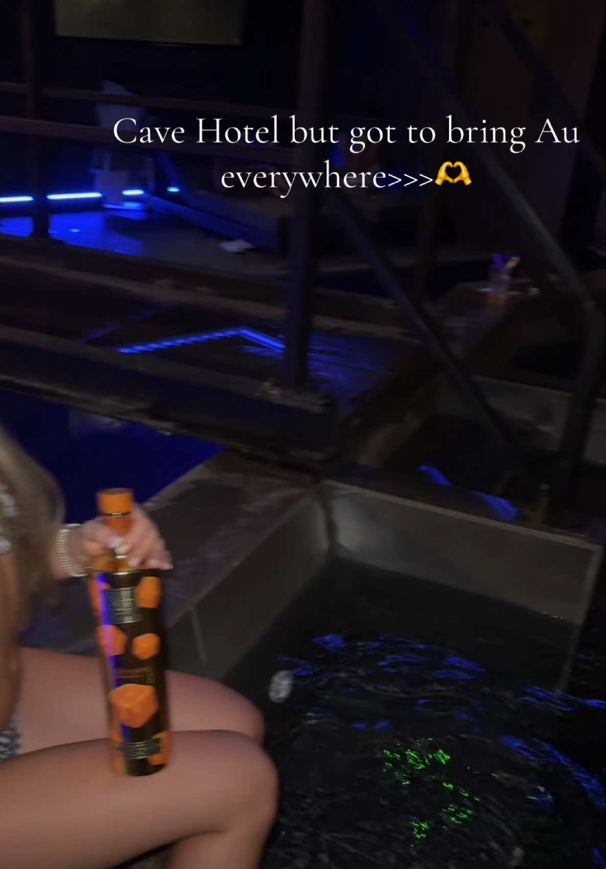 The new Au flavour at the spa&gt;&gt;😍🧡 @Au Vodka #ad #auvodka #auvodkauk