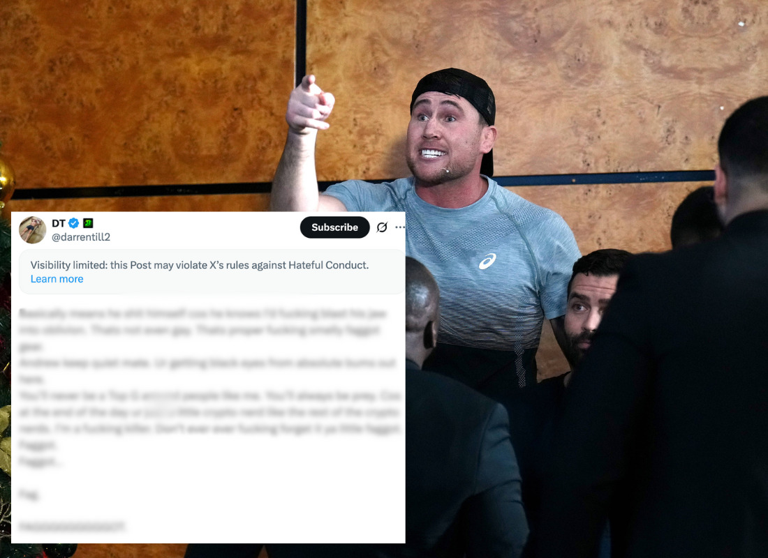 Darren Till Blasts Andrew Tate Over Failed Boxing Match