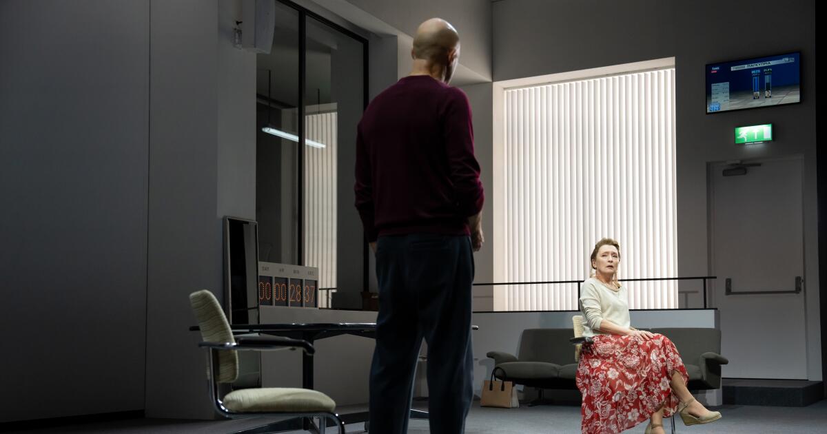 Mark Strong and Lesley Manville power Robert Icke's sleek remake of 'Oedipus' on Broadway
