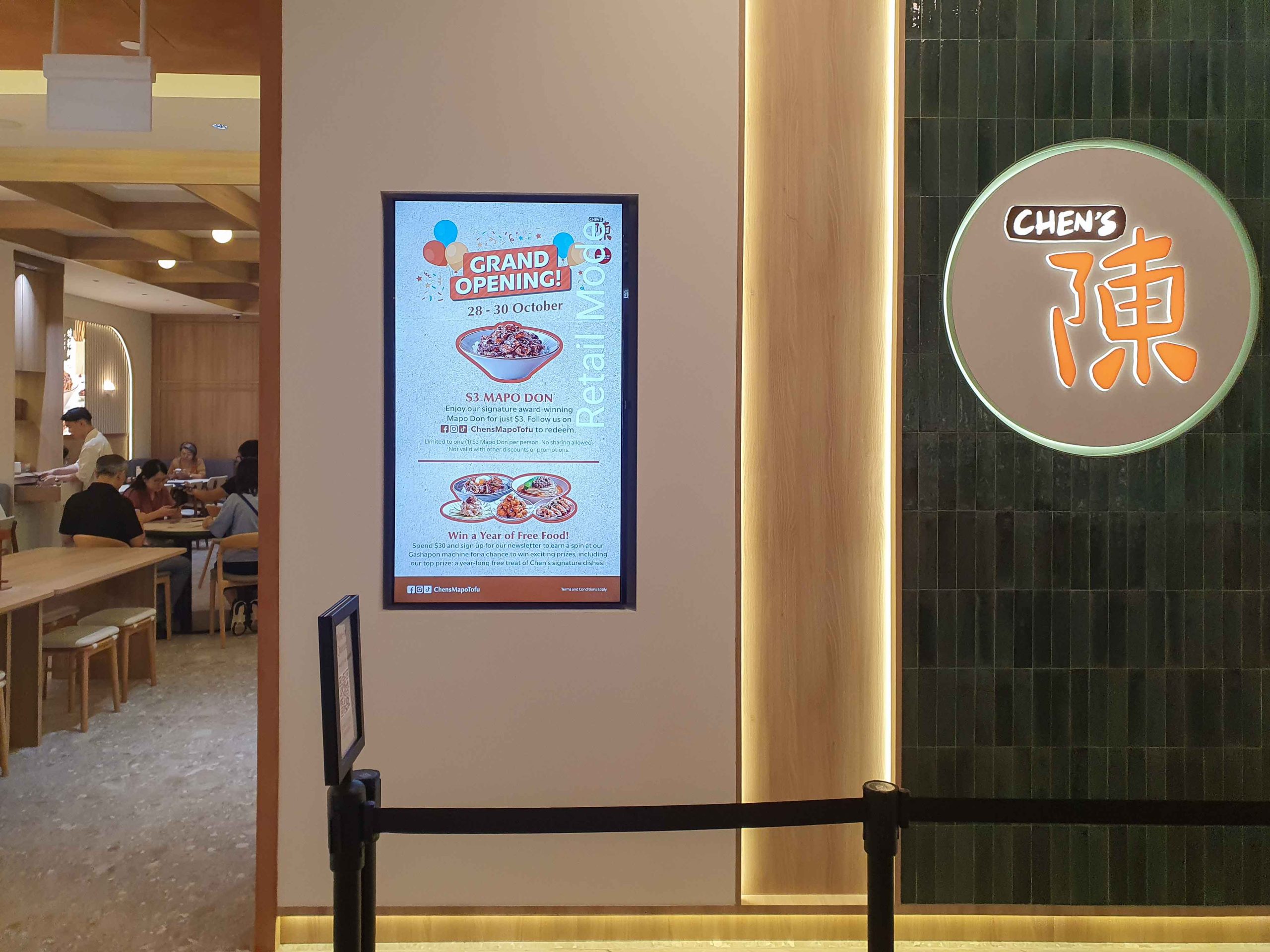 Chen’s Mapo Tofu at PLQ Mall – affordable Japanese–Szechuan classics