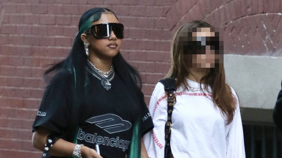 North West steps out with a friend in NY after concerns about her look
