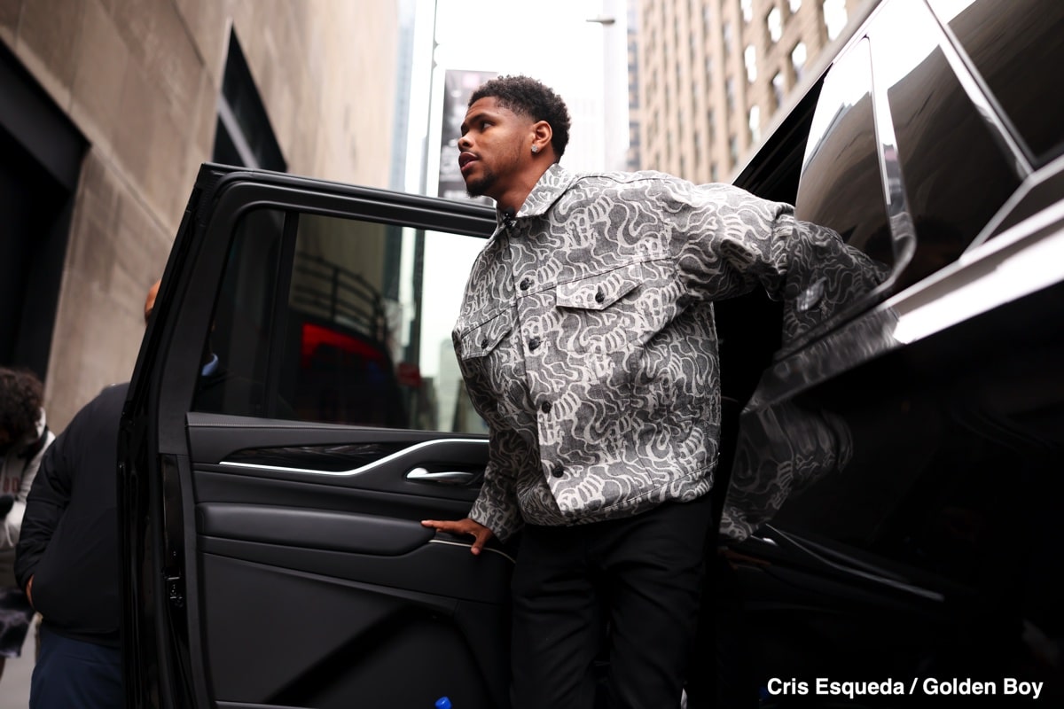 Shakur Sharpens for Teofimo Test by Sparring Terence Crawford Today