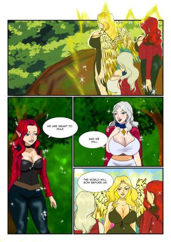 Goddesses Ascend  Comic Page 9  by Brownmega1 on DeviantArt