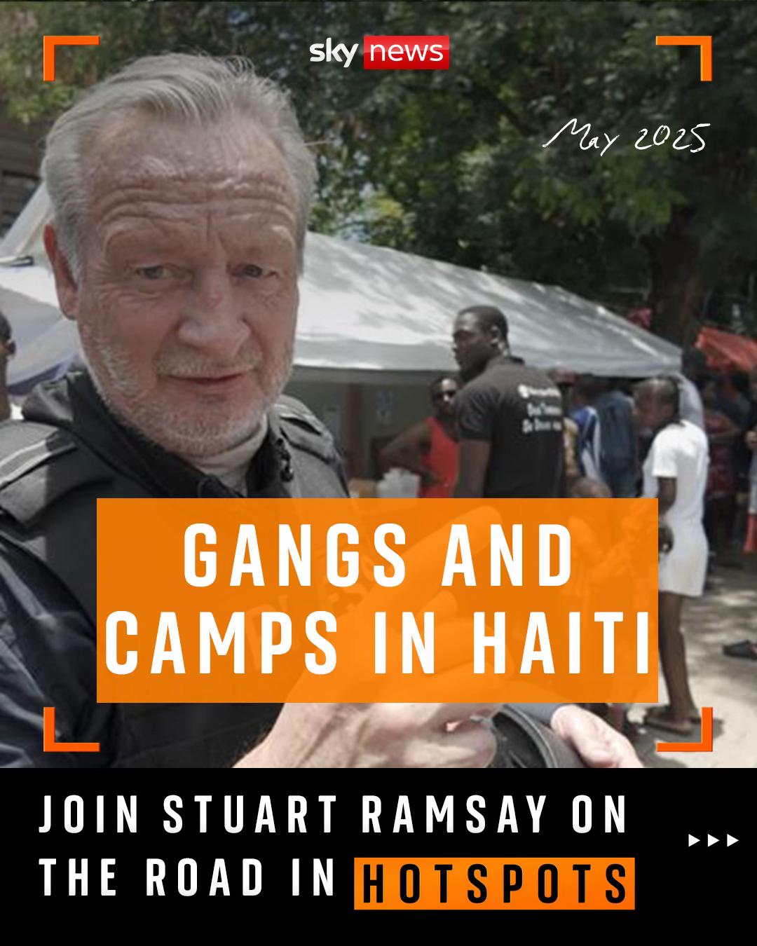 ‘The temperature can go up pretty quickly…’⁠ ⁠ Come with us to some of the world's most challenging places on Hotspots.⁠ ⁠ Chief correspondent Stuart Ramsay goes behind the scenes in Haiti's gangland.⁠ ⁠ 🔗 Click the link below for more.  ⁠ #hotspots #haiti #portauprince #gangs #skynews