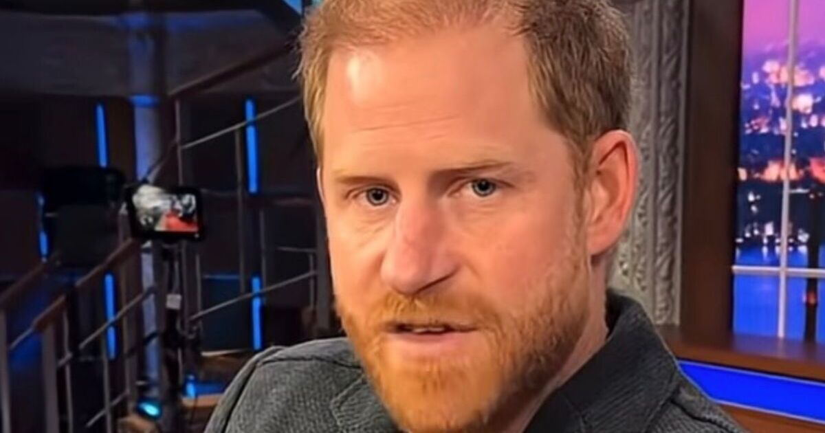 Prince Harry 'booed' in cringe appearance on The Late Show
