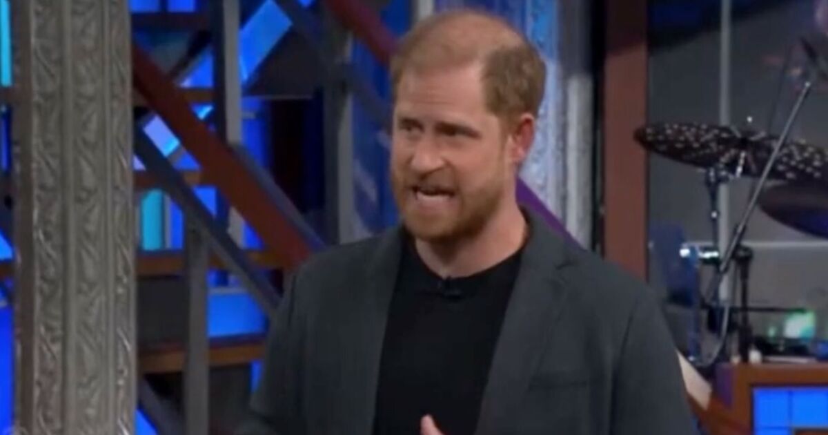 Prince Harry drops Netflix bombshell during Late Show interview