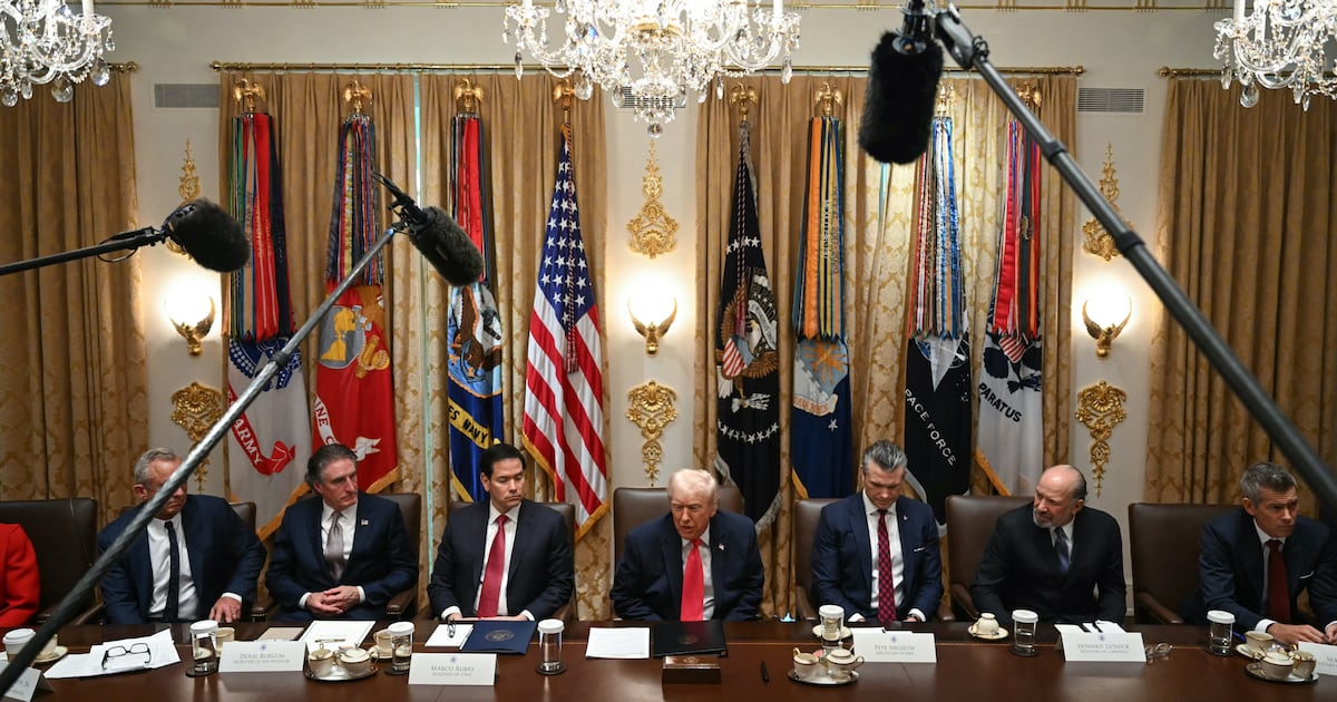 ‘We don’t want them in our country’: Trump ends cabinet meeting with anti-immigrant rant