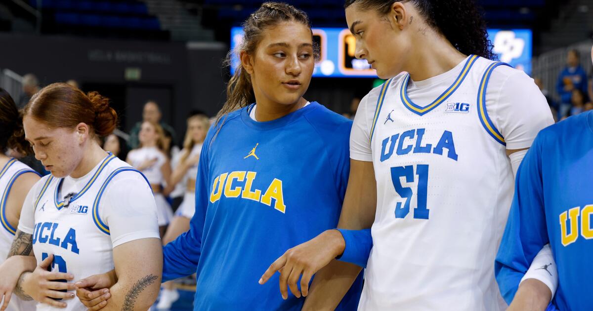 Sienna and Lauren Betts reunite as UCLA women win a laugher over Cal Poly