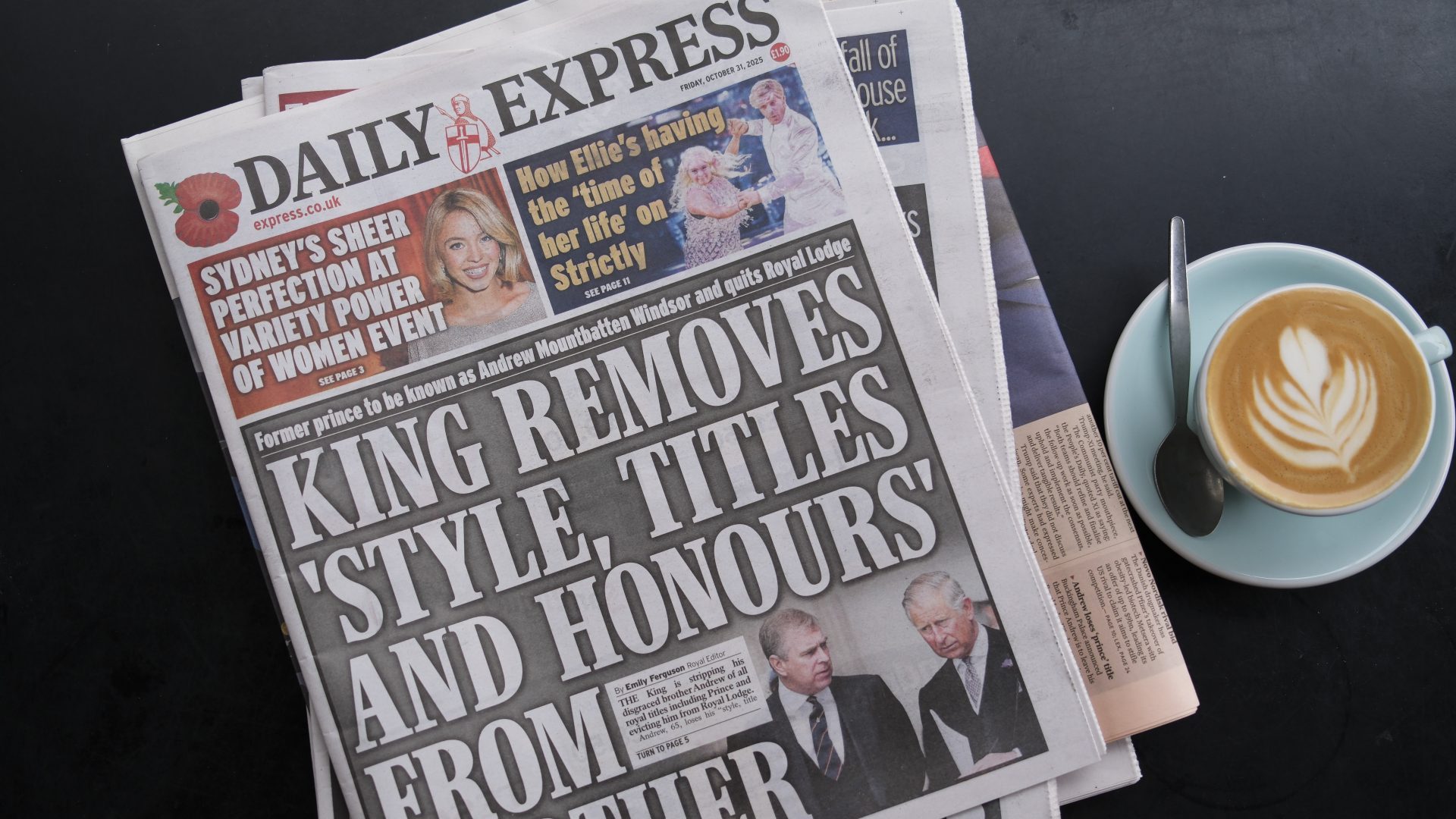 Express reports inflation drop in its own unique style