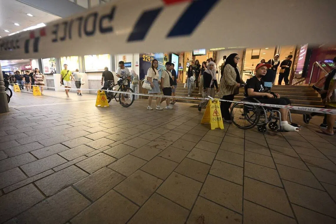 Police investigating incident near Tampines MRT station after man found injured
