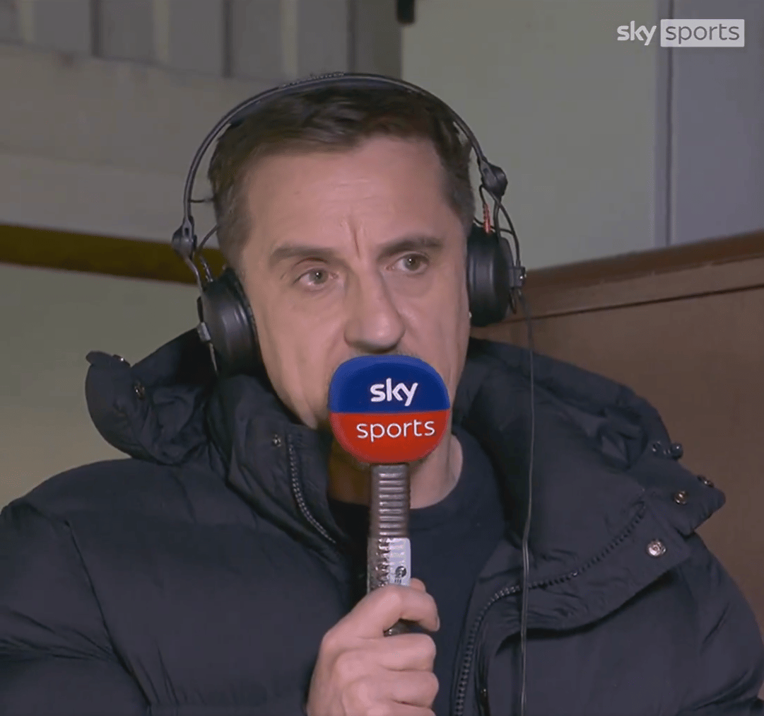 Arsenal: Gary Neville reveals 'biggest threat' to Gunners title push as Man City pile on pressure