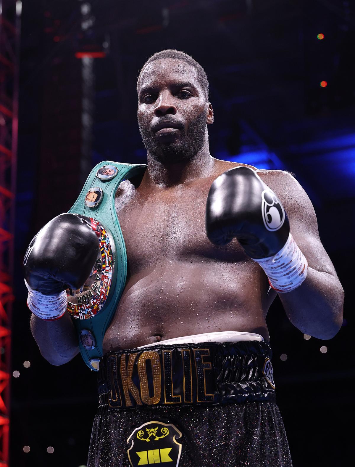 Lawrence Okolie sets sights on Moses Itauma eliminator after routine defeat of Ebenezer Tetteh