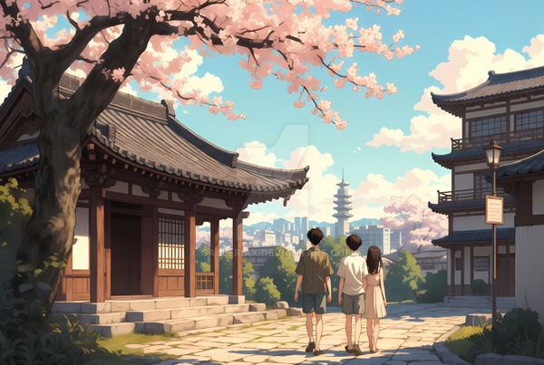 GalleriaX on DeviantArt, Japanese Anime Scenery Background (5)