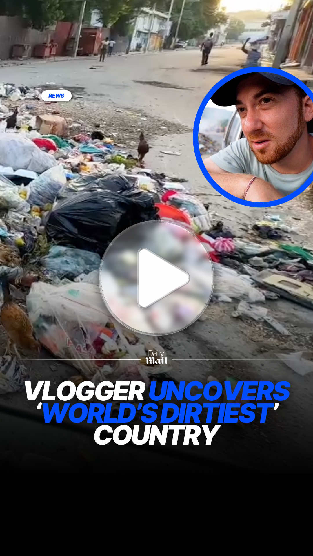 A man who has travelled to every country in the world has revealed the dirtiest location he has ever been to. Drew Binsky, who shares tales of his travels online, shared a video with his thoughts on dirty travel destinations. Posting the clip to YouTube, Drew revealed the dirtiest city he's ever visited: Port-au-Prince in Haiti. Read more on DailyMail.com 📷 YouTube/drewbinsky #travel #dirty #haiti #vlog #news