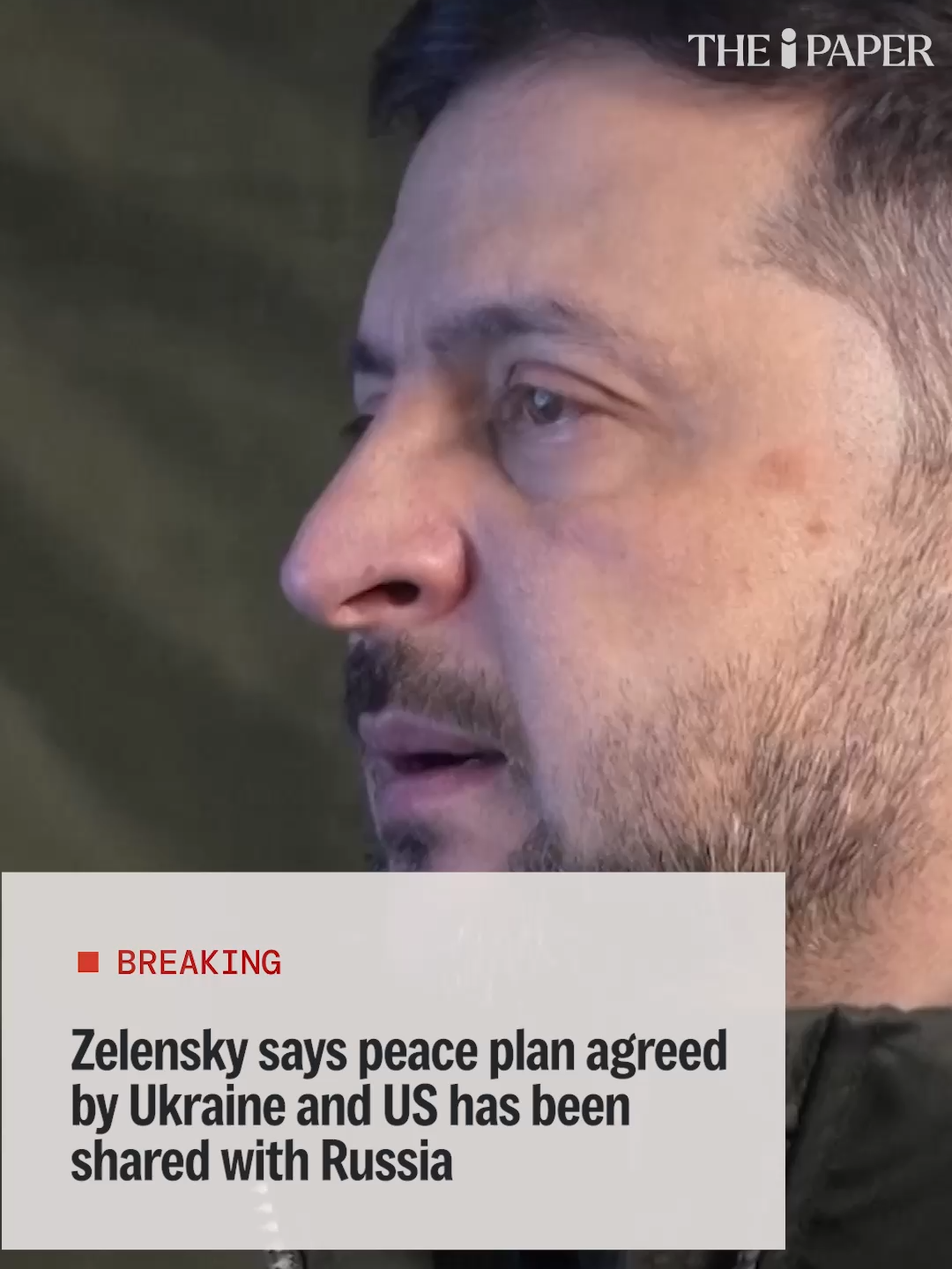 The Ukrainian President says the proposals have 'significantly brought most of the positions closer together' The US and Ukraine have agreed on a peace deal, and shared details of the latest 20-point plan with Russia, according to Volodymyr Zelensky. He called the plan “the main framework for ending the war”, with key questions on territory to be resolved “at the leaders’ level”.