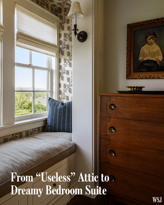 When a family of four wanted to expand their historic Seattle home without changing its footprint, a designer helped transform the underused square footage above their heads into a stylish primary suite. 🔗: