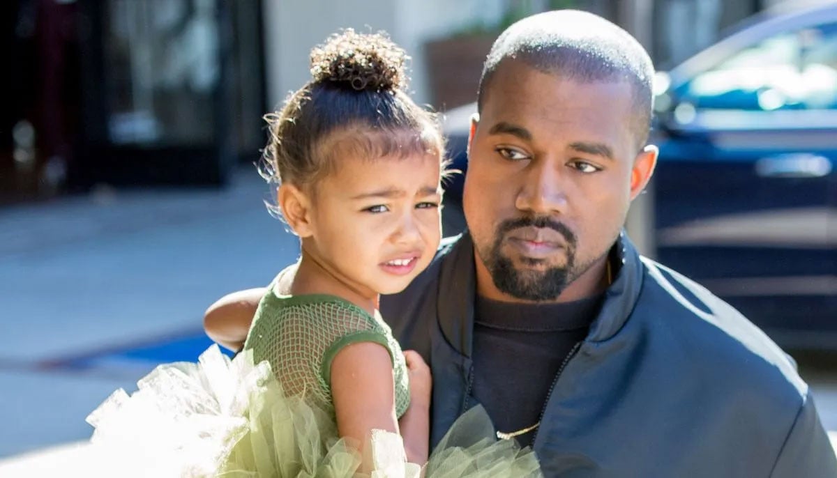 Why was Kanye West missing from kids' celebrations on Christmas?