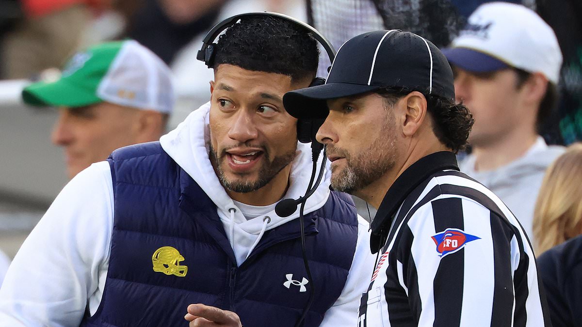 NFL teams dealt major blow as Notre Dame's Marcus Freeman commits to school for next season