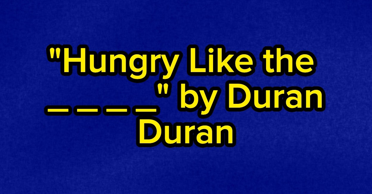 I'm Sorry, But If You're Under The Age Of 50, You Won't Be Passing This '80s Song Title Quiz