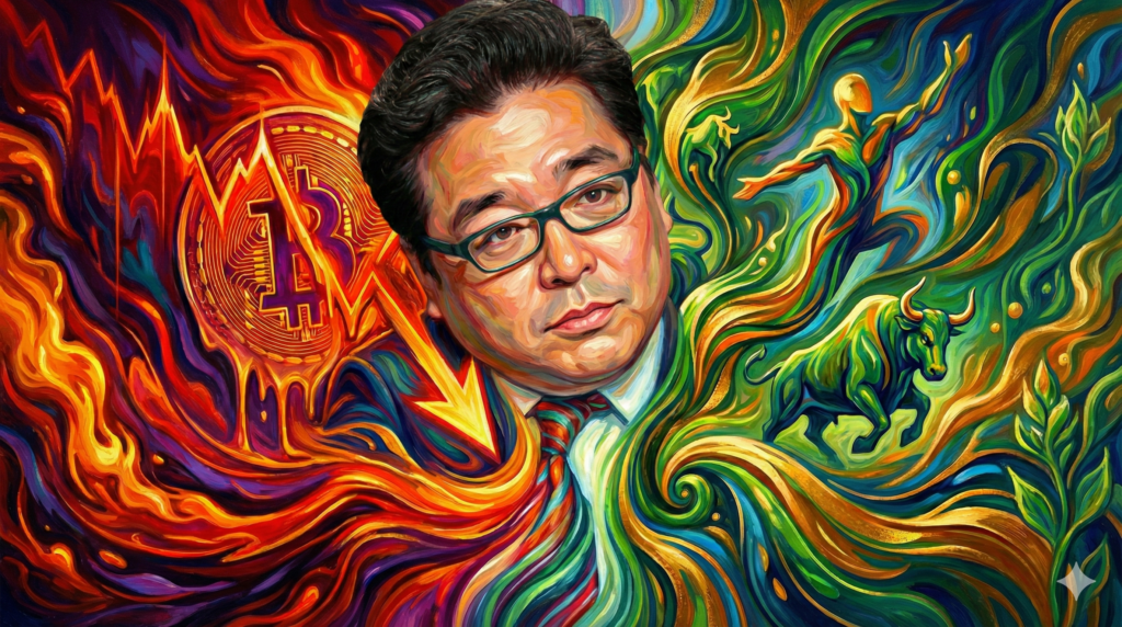 Tom Lee Sees 10% To 15% Crypto Pullback In Early 2026 As White House, Fed Policy Risks Loom