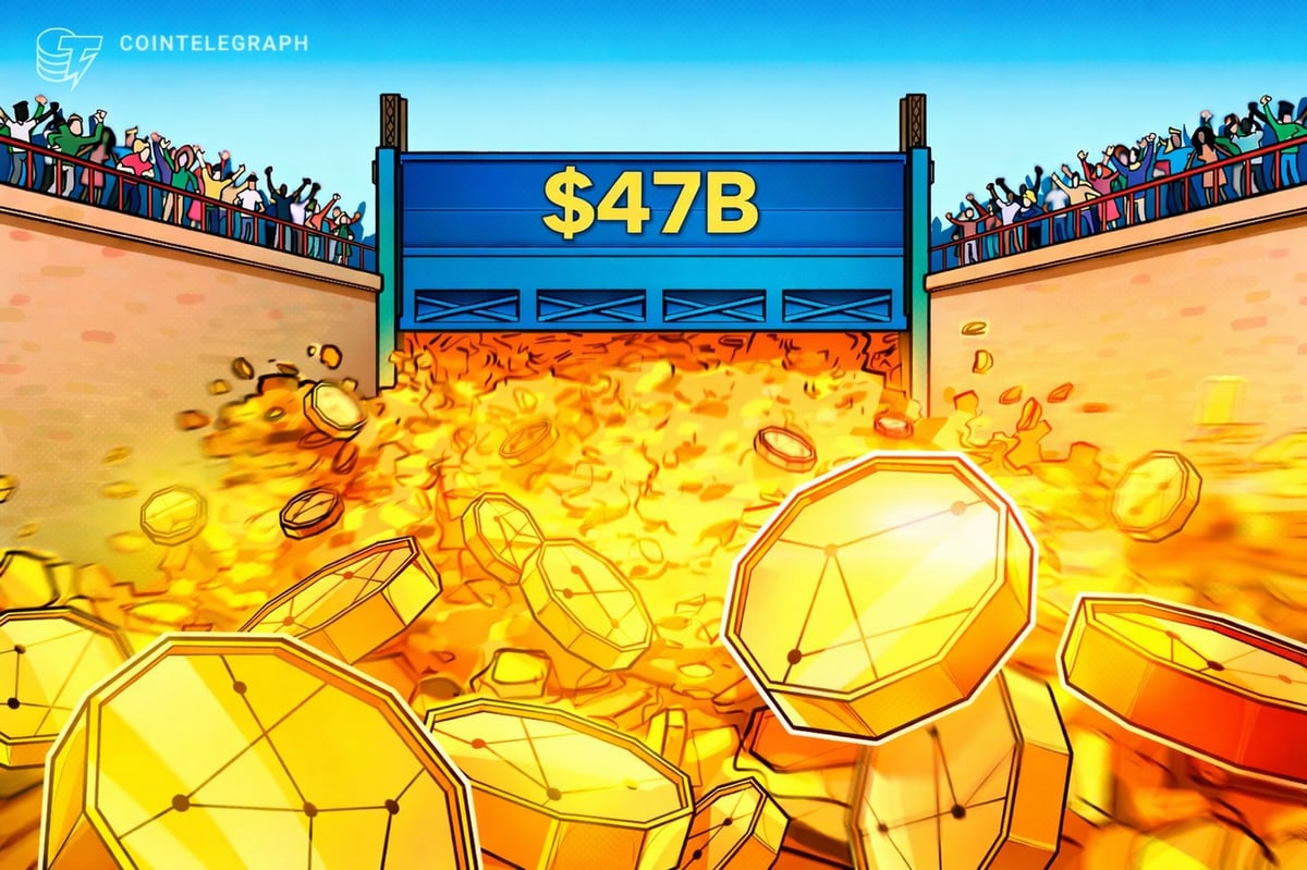 Crypto funds pulled $47B inflows in 2025, shy of 2024 record as altcoins led