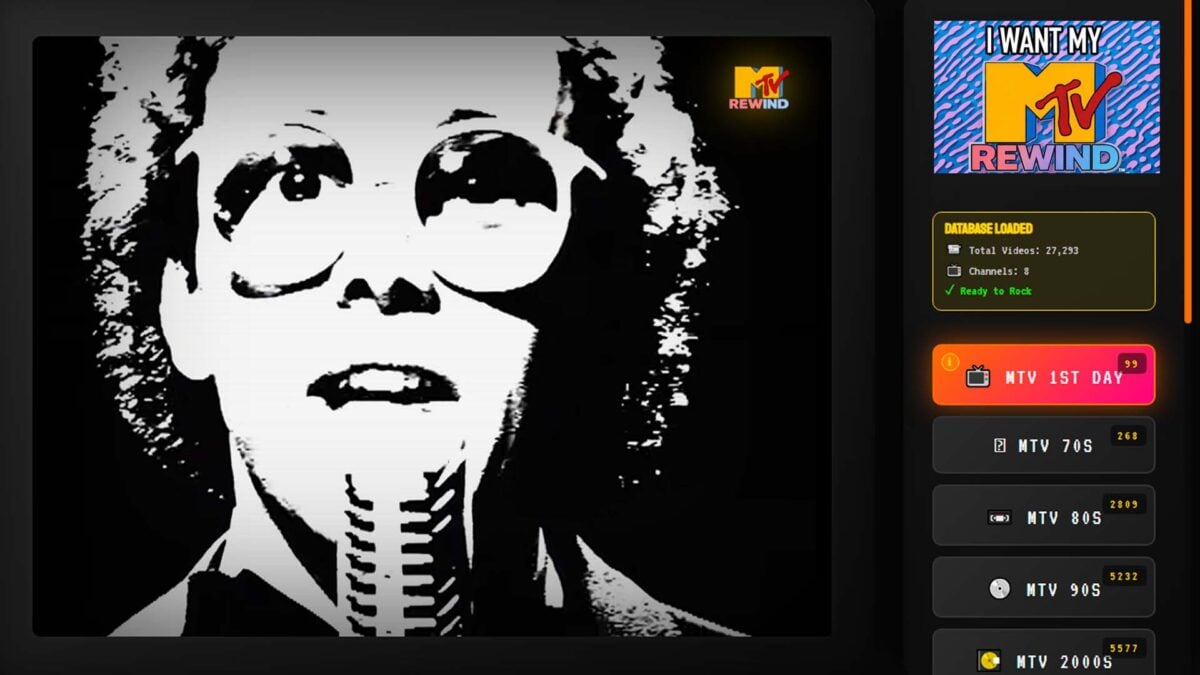 MTV Simulator Features 25,000+ Music Videos And Is Very Cool