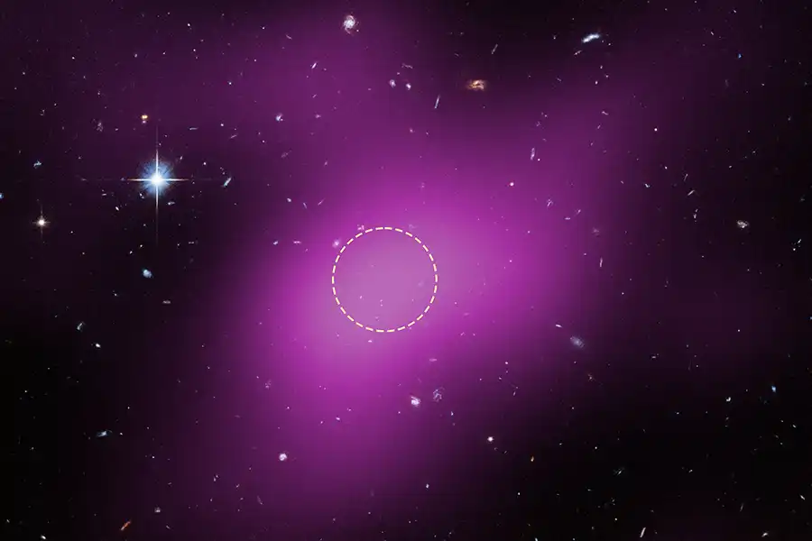 Starless Gas Cloud Might Harbor Dark Matter