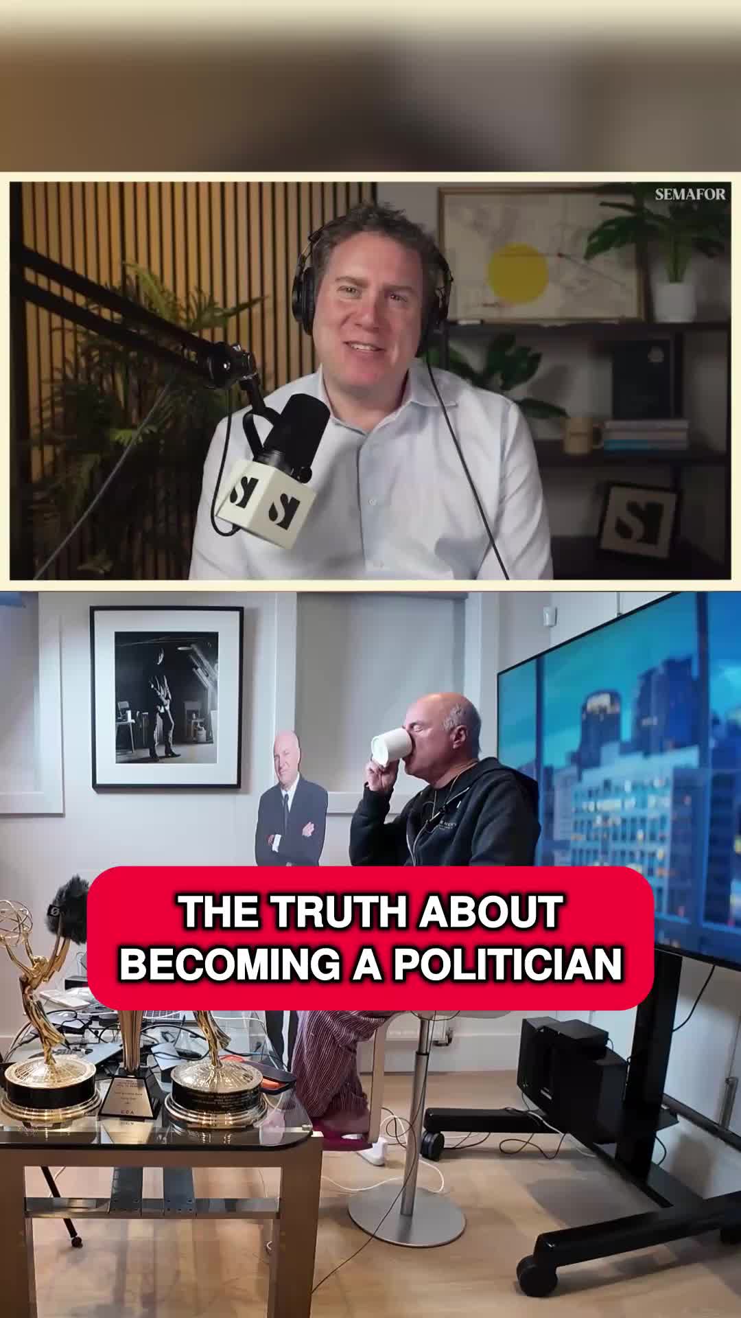 The difference a lot of people don't realize is that when you're a celebrity, 50% of the population doesn't like you. That's just how it is. They don't like you. But when you're a politician, 50% of the constituency hates you and two and a half percent of them want to kill you. That's the difference. There's always that two and a half percent lunatic fringe no matter where you are. It's pretty scary and it's tough on your family and that's why I have so much respect for politicians.