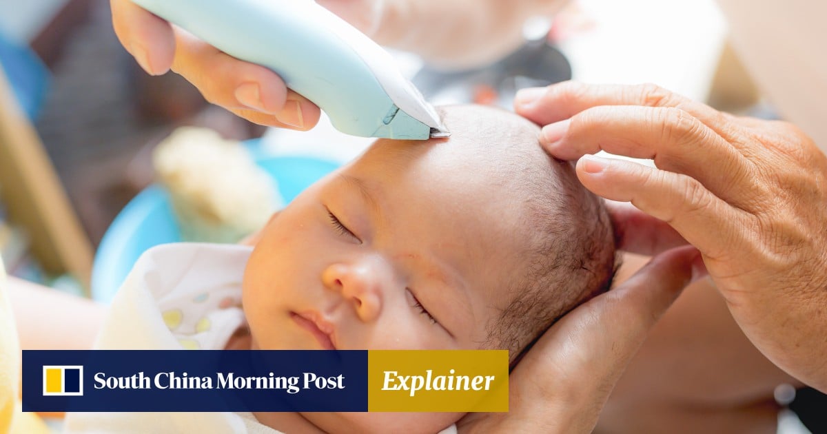 China ‘hair-shaving’ ritual for newborns uses stones, coins, red eggs, symbolising future success