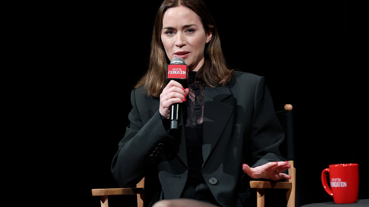Emily Blunt reveals she never expected to be an actress after a bad stutter left her thinking it was 'completely out of reach'