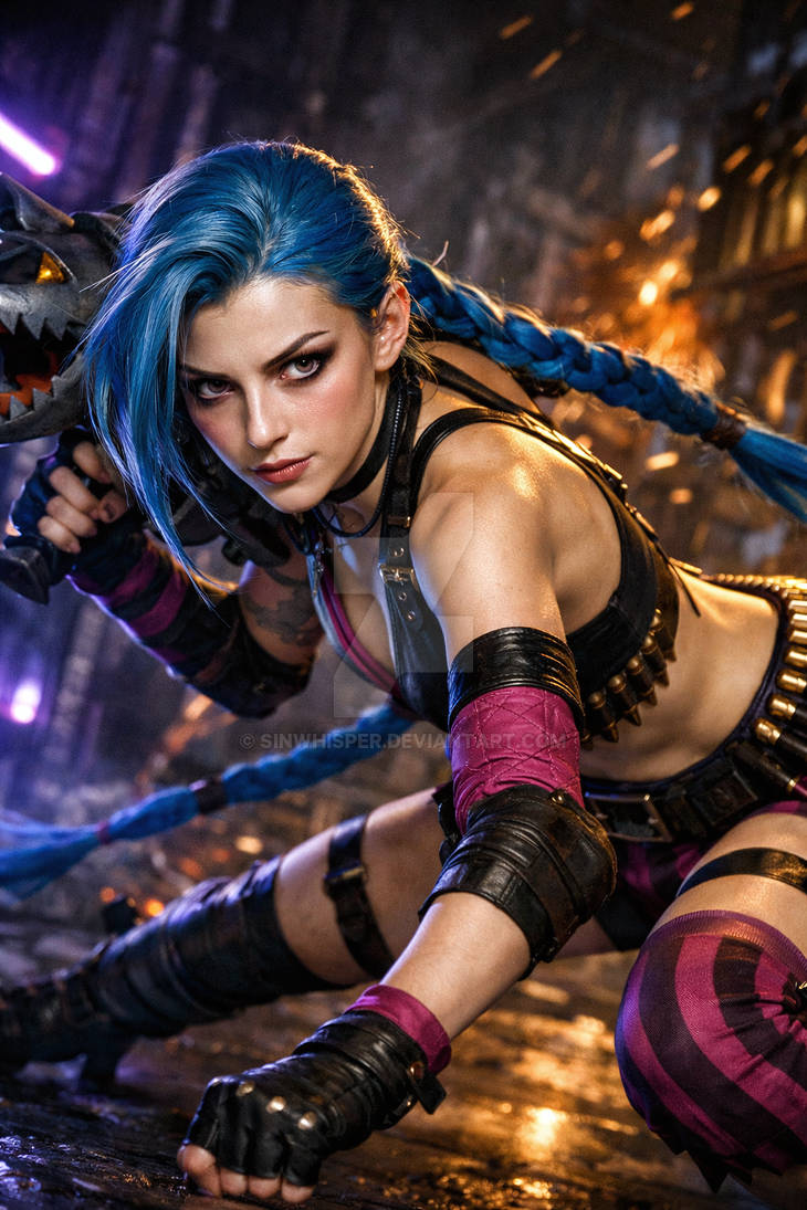 Jinx -  Chaos Unleashed (5) by sinwhisper on DeviantArt