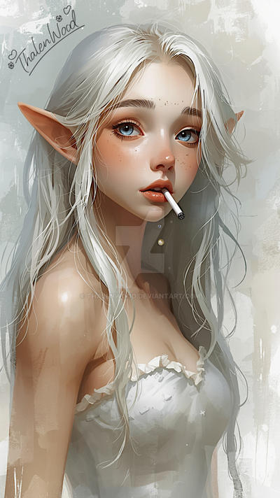 Ash on Pale Lips by ThalenWood on DeviantArt