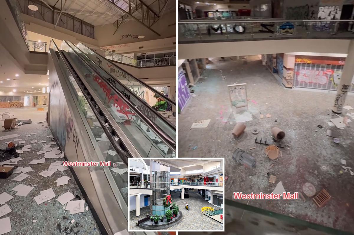 Shocking images show post-apocalyptic Calif. mall overrun by vandals — cops were called over 400 times in 3 months