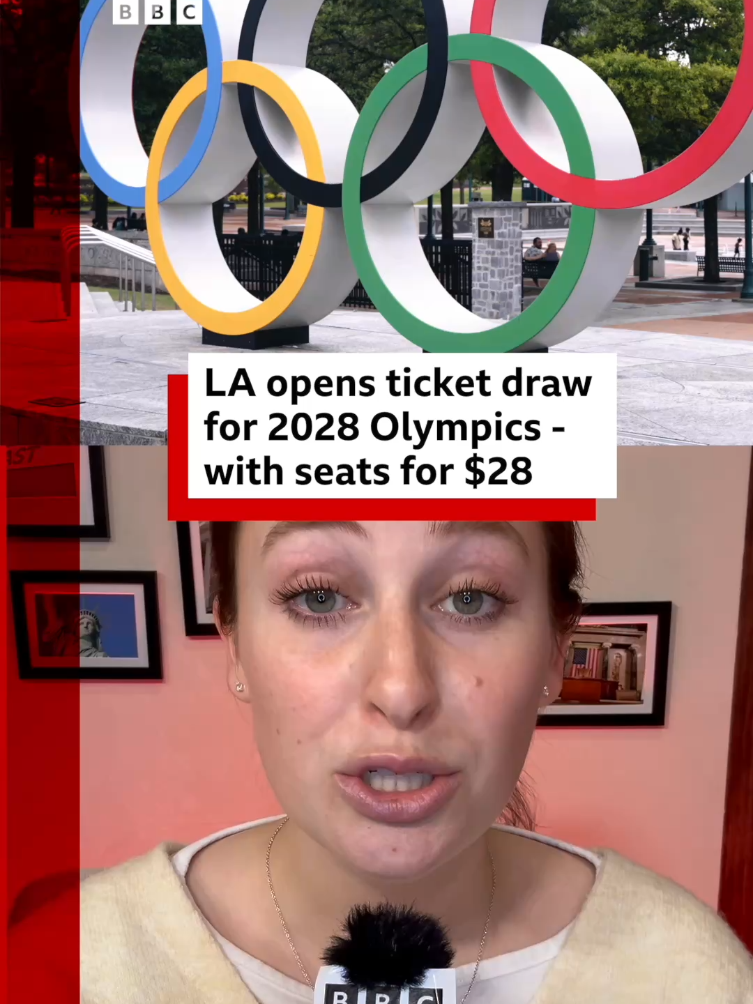 Do YOU want a chance to attend the 2028 Olympics in LA? #LosAngeles #Olympics #2028Olympics #USNews #BBCNews