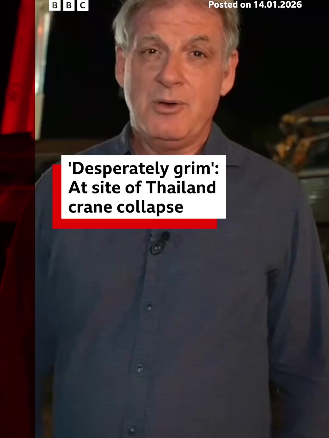 At least 32 people have been killed and 66 others injured after a construction crane fell on top of a moving train in north-eastern Thailand. #Thailand #SouthEastAsia #Train #Trains #BBCNews