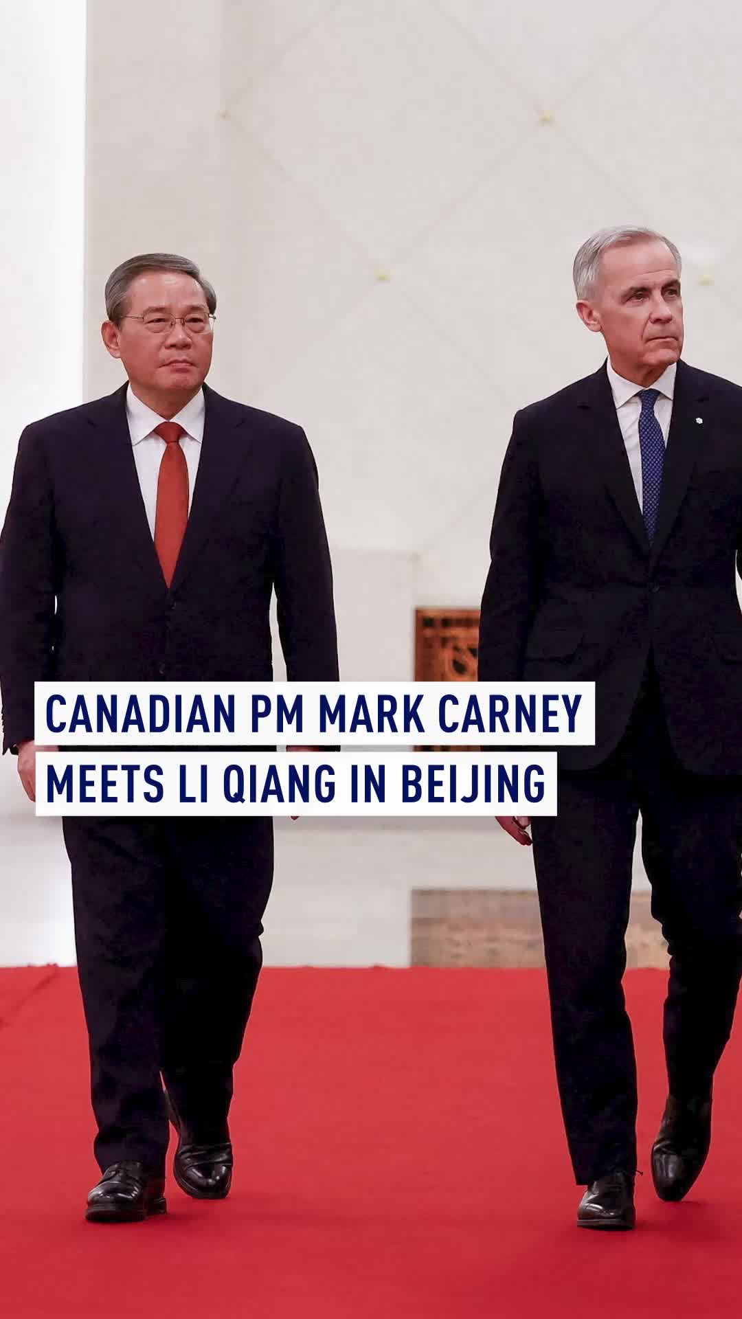 China is willing to strengthen cooperation with Canada in clean energy, digital technology, modern agriculture, aerospace, and other areas to foster more new drivers of economic growth, Premier Li Qiang said when talking with Canadian Prime Minister Mark Carney in Beijing on Thursday. With the concerted efforts of both sides, China-Canada relations took a major turn for the better, which was widely welcomed by all sectors of both countries, Li said, adding that the sound and steady growth of bilateral ties serves the interests of both countries. #Canada #China #Beijing