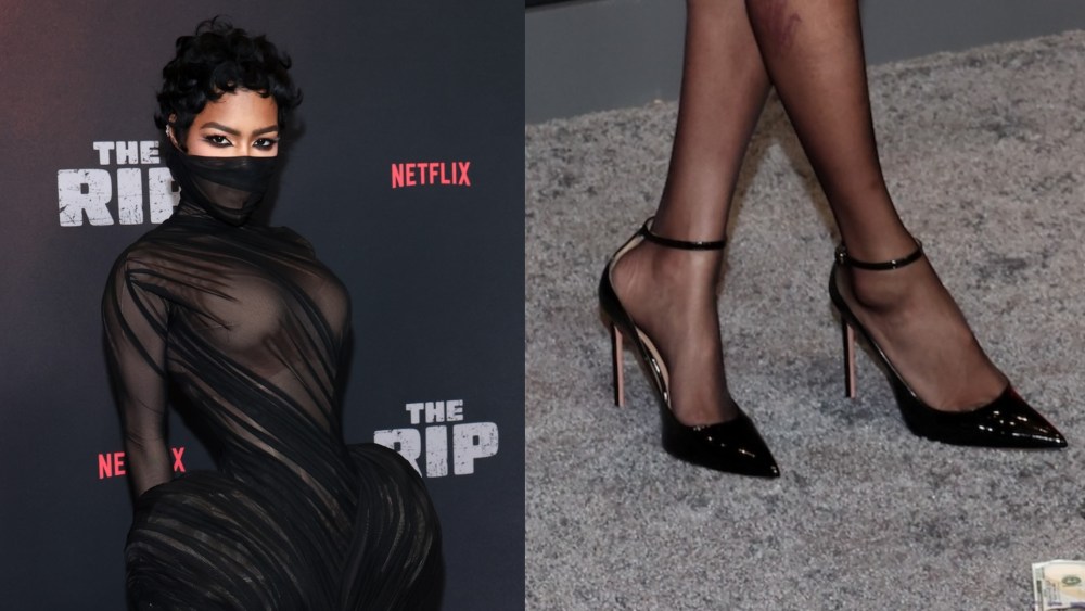 Teyana Taylor, Ben Affleck and More Celebrity Shoes at Netflix’s ‘The Rip’ Premiere [PHOTOS]