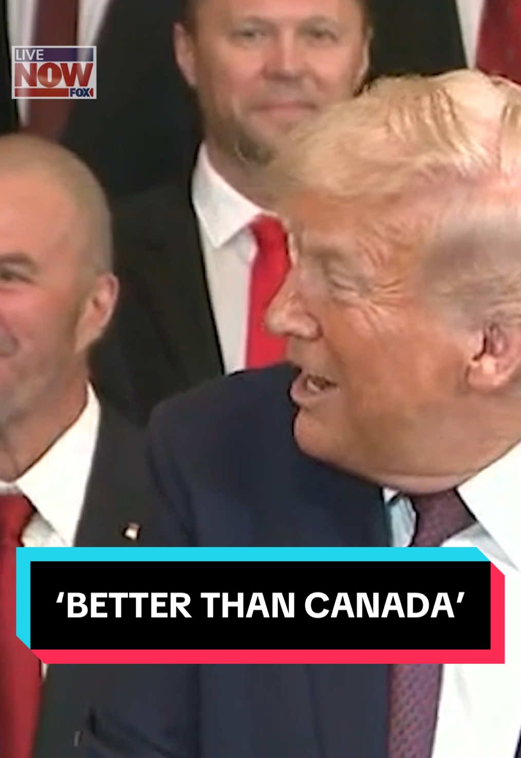 We are watching as President Donald Trump welcomes the Florida Panthers to White House this week. The Panthers won their second-consecutive championship last June, defeating the Edmonton Oilers across six games. Trump was awarded with a jersey and a golden hockey stick during the team's visit.