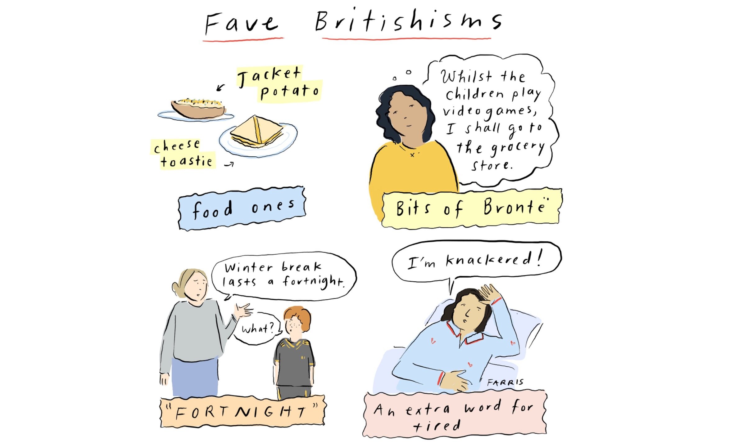 Fave Britishisms