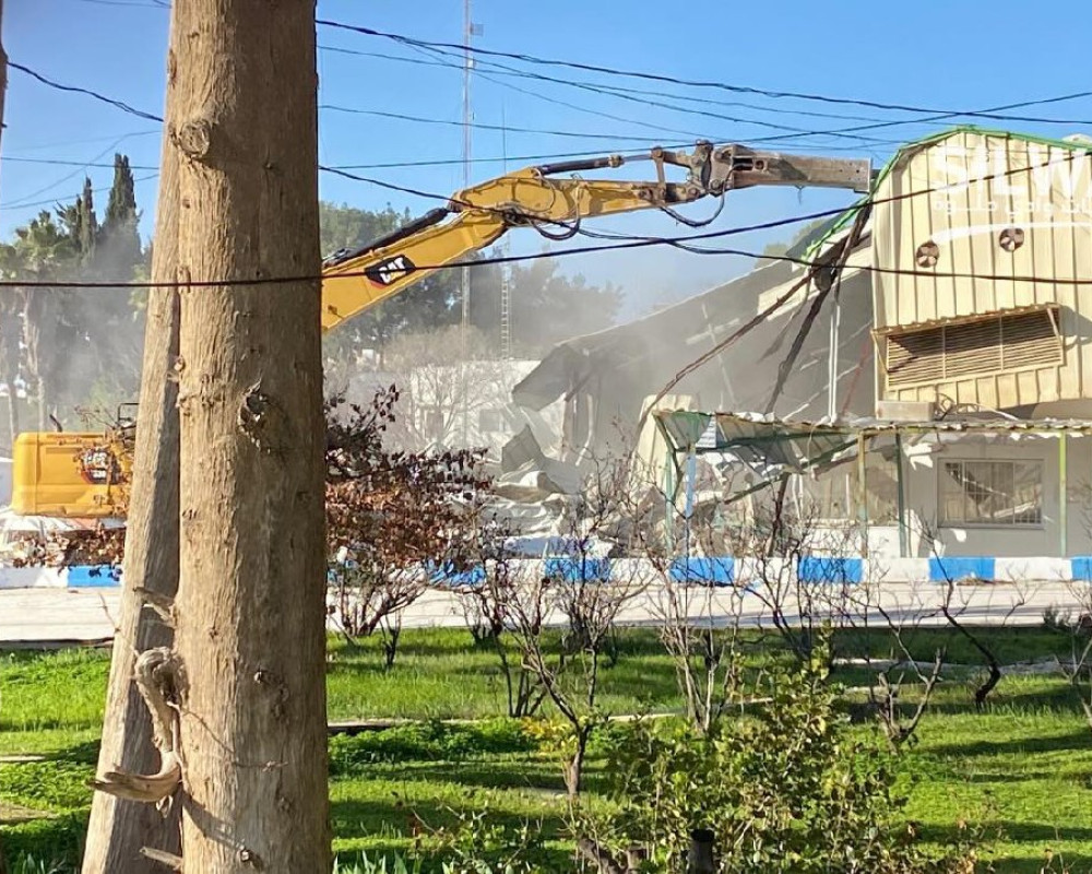 UNRWA offices demolished in East Jerusalem, Palestinians denounce move