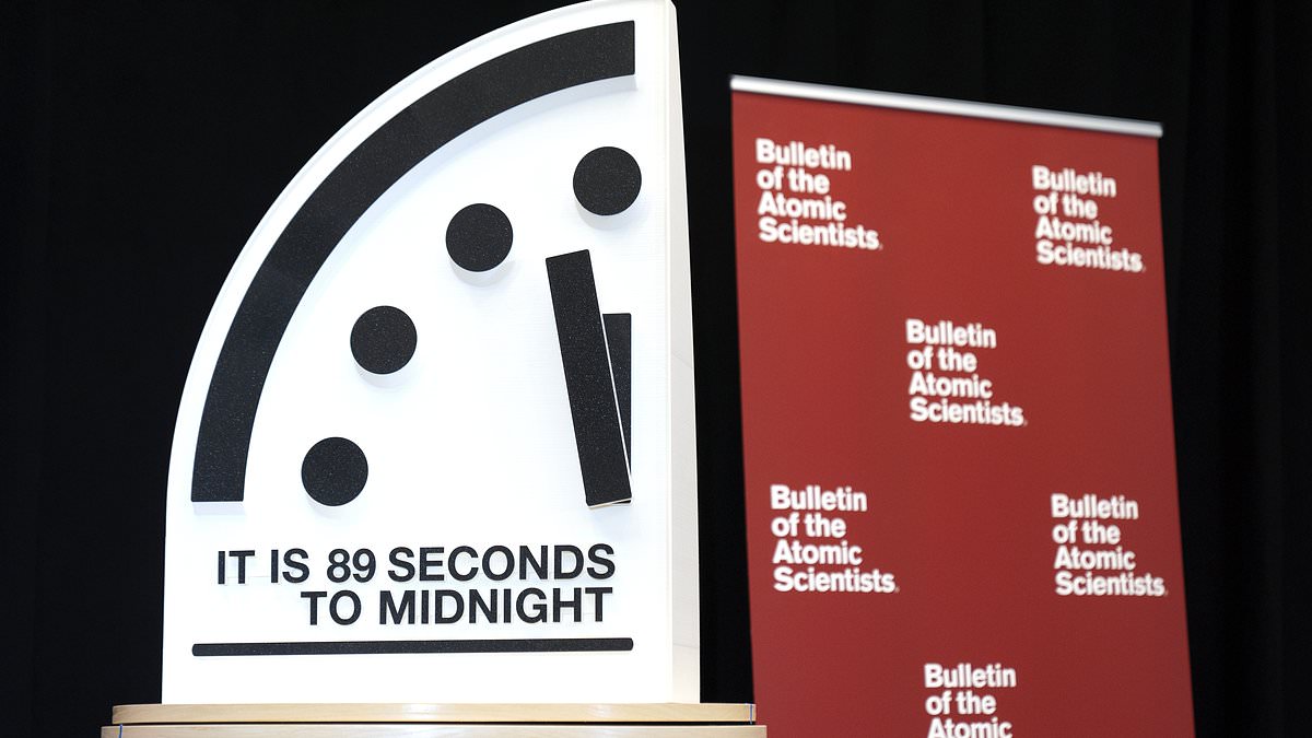 Is humanity doomed? Doomsday Clock will be updated next WEEK to determine our fate - here's how scientists think the hands will move