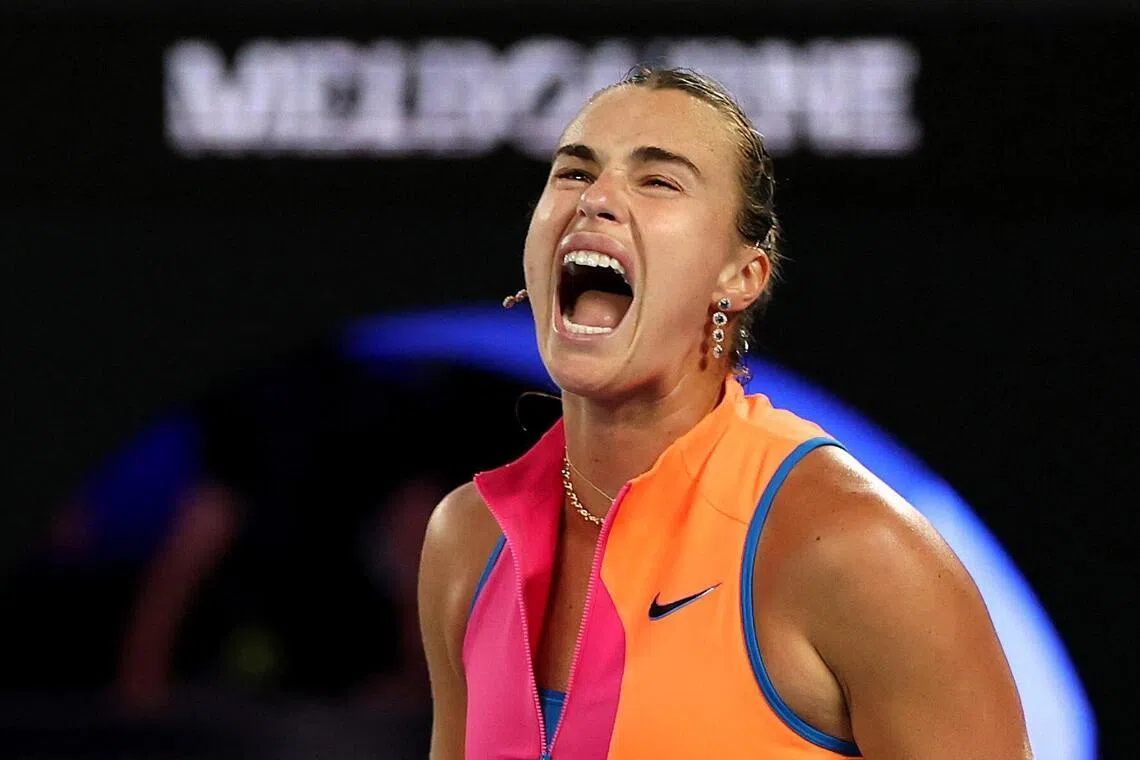 Fashion, upsets and an operatic Aryna Sabalenka: Let’s hail women’s tennis