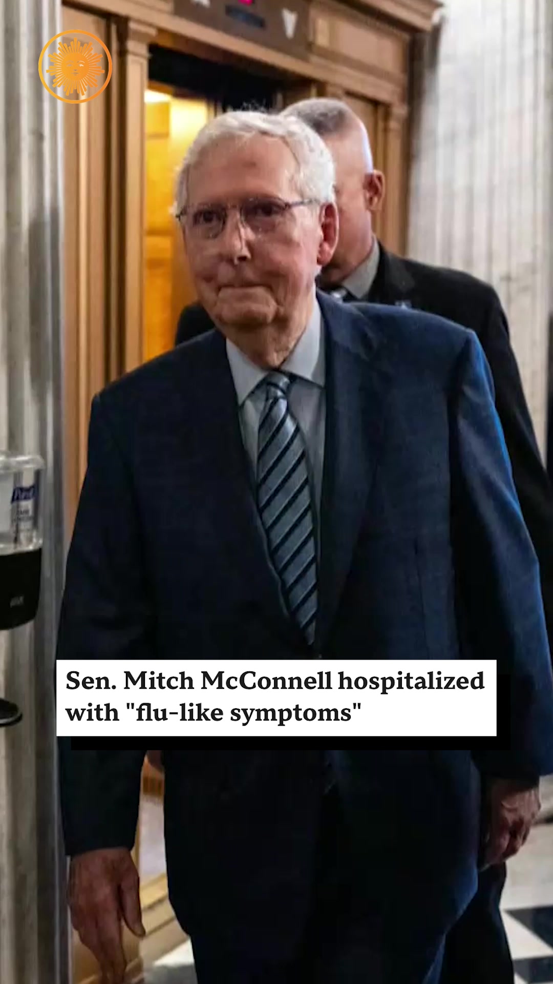 Sen. Mitch McConnell checked himself into a hospital on Monday night "after experiencing flu-like symptoms," a spokesman for the Kentucky Republican said Tuesday.  The spokesman, David Popp, said it was done out of an "abundance of caution," and McConnell's "prognosis is positive." The 83-year-old senator has not voted this week, but did vote Friday on the passage of a massive package to fund the remainder of the government.