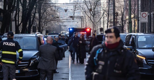 JD Vance ridiculed for 40-car motorcade taking him down tiny Italian street