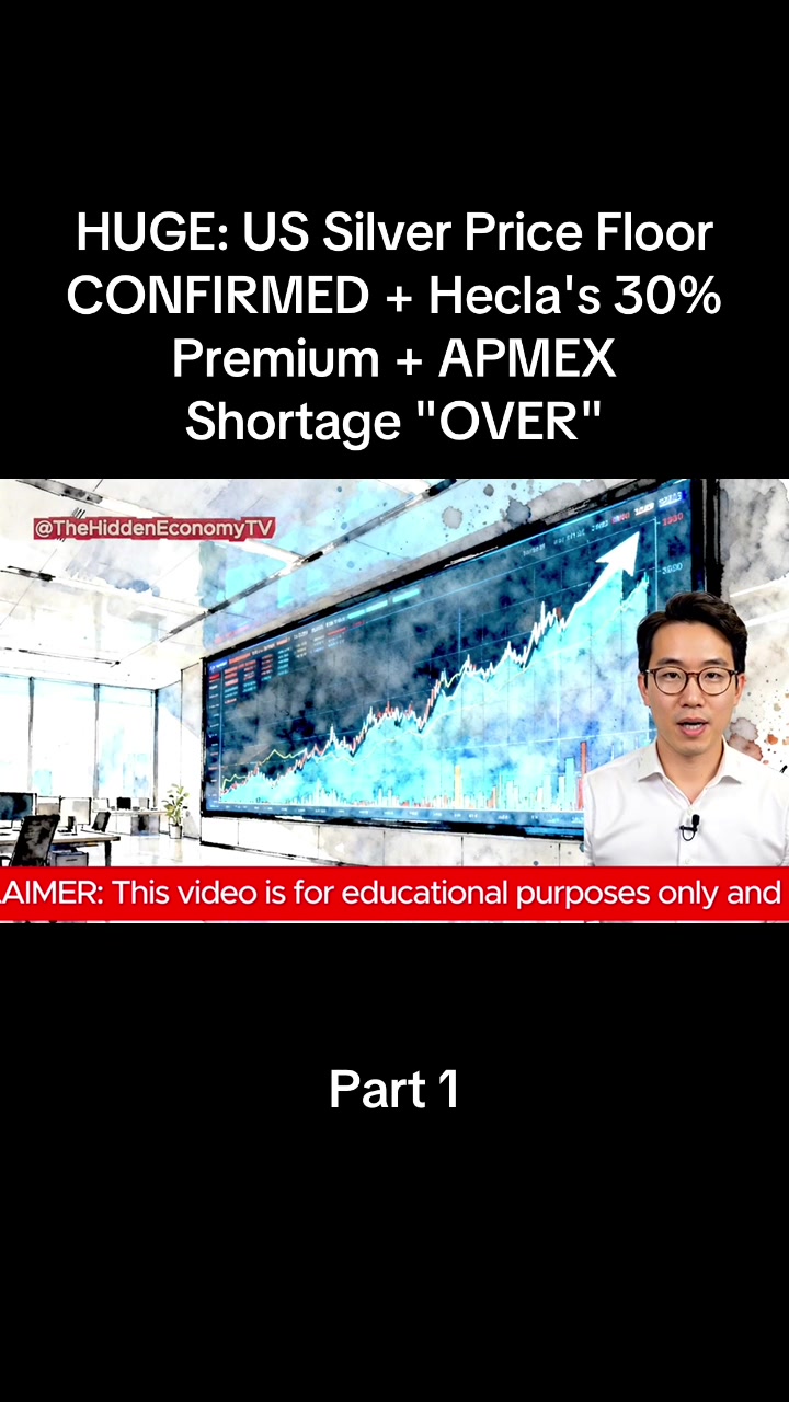 HUGE: US Silver Price Floor CONFIRMED + Hecla's 30% Premium + APMEX Shortage "OVER"