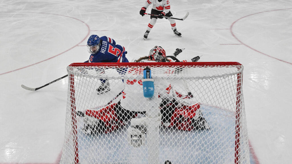Keller seizes gold for US women's ice hockey team in stunning overtime goal