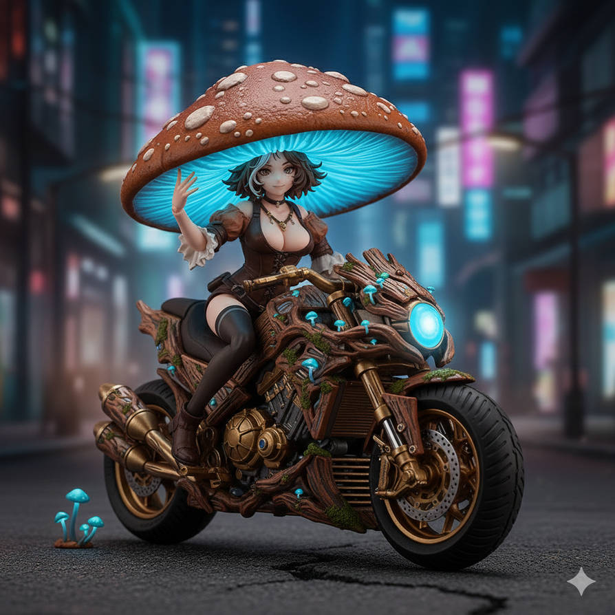 Nova Cycles: The Mushroom Spirit's City Ride by Manchines on DeviantArt